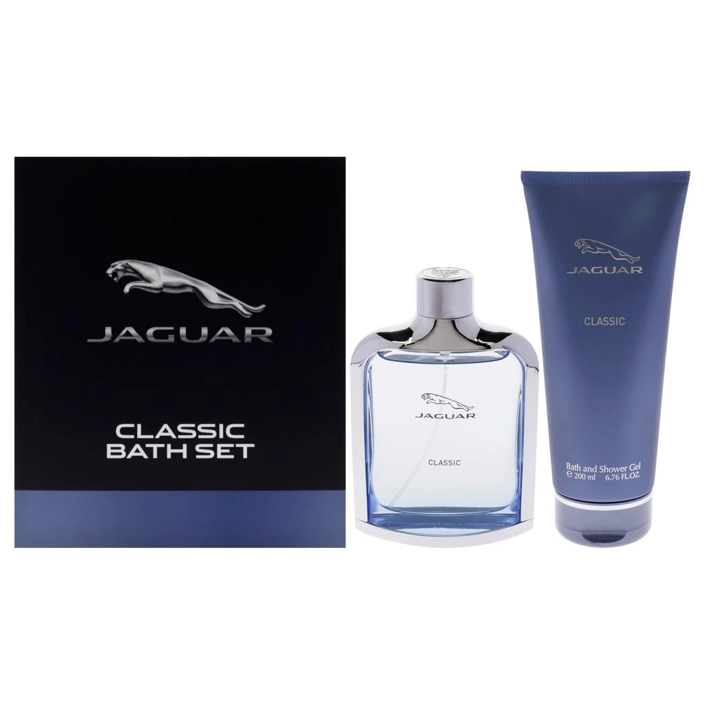 JAGUAR Classic Blue by  for Men - 2 Pc Gift Set 3.4oz EDT Spray, 6.7oz Bath and Shower Gel 1