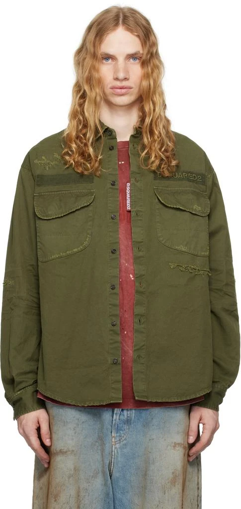 DSQUARED2 Green Ranger Shirt 1