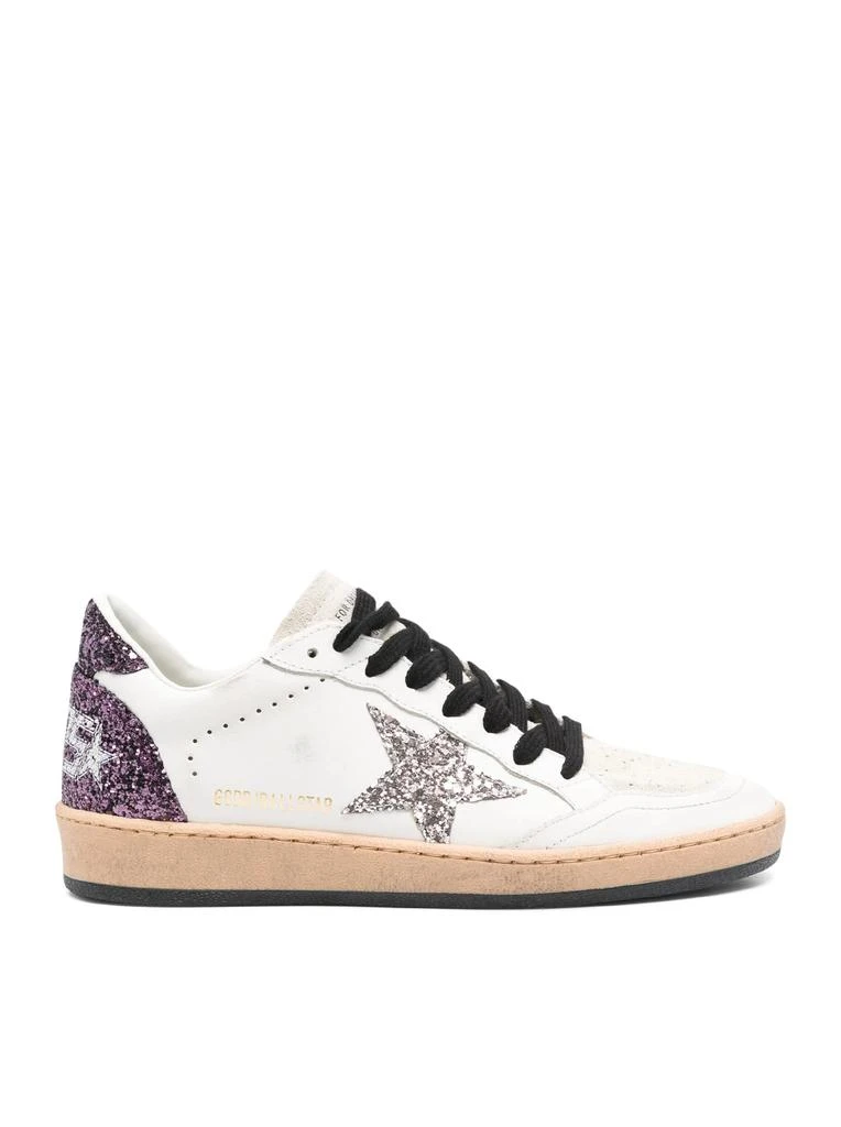 Golden Goose Deluxe Brand BALLSTAR SNEAKERS IN NAPPA AND GLITTER 1