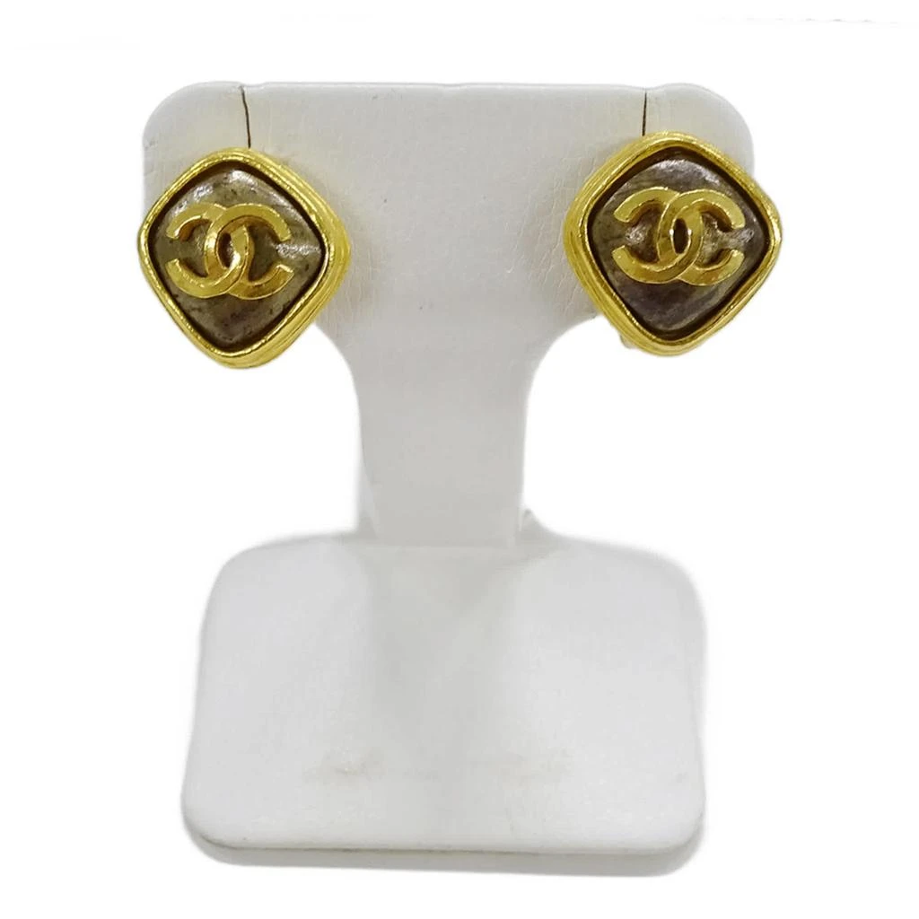 Chanel Plating Clip Earrings (Pre-Owned) 2