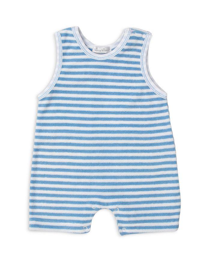 Kissy Kissy Boys' Striped Terry Sleeveless Romper - Baby