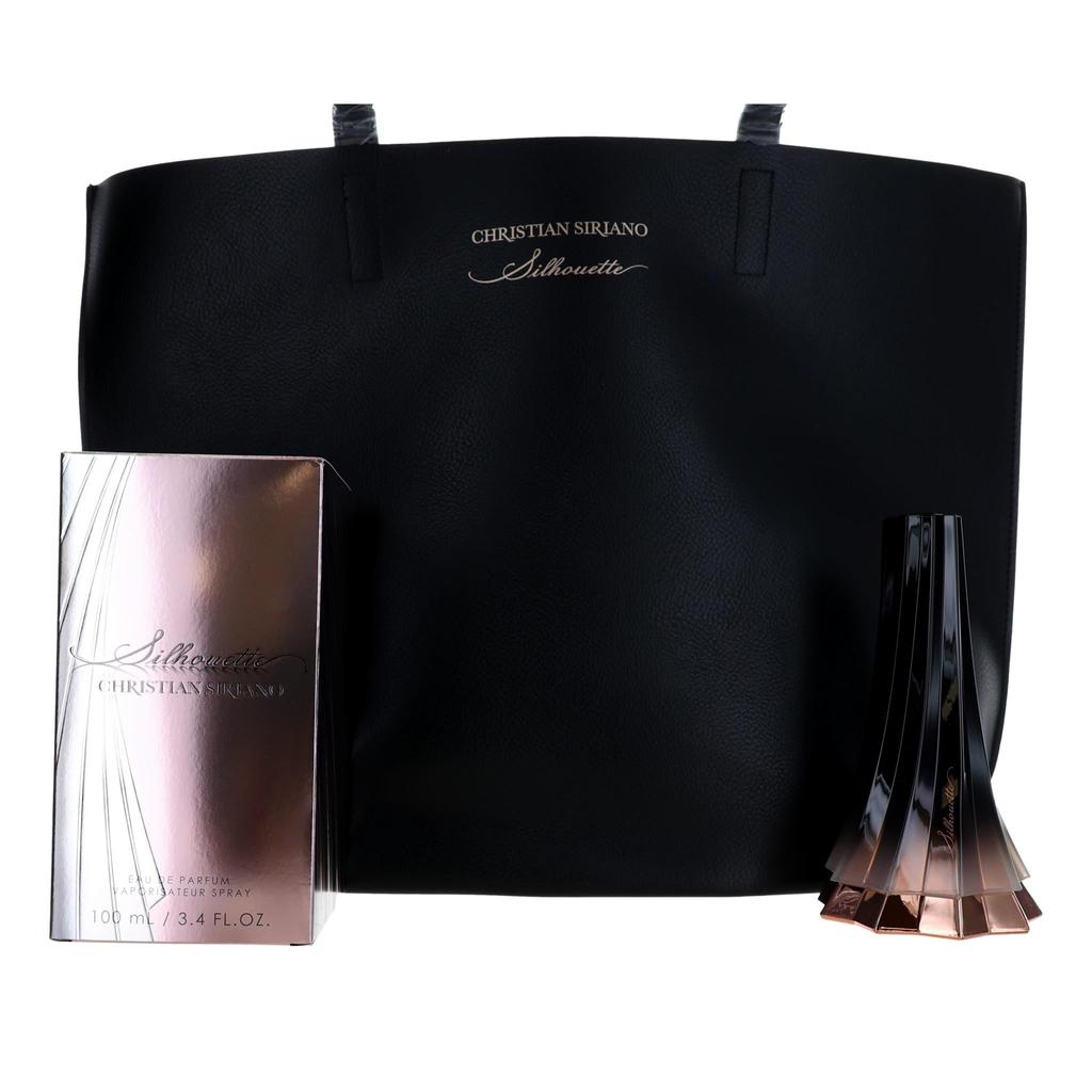 Christian Siriano Silhouette by , 2 Piece Gift set women with Tote Bag