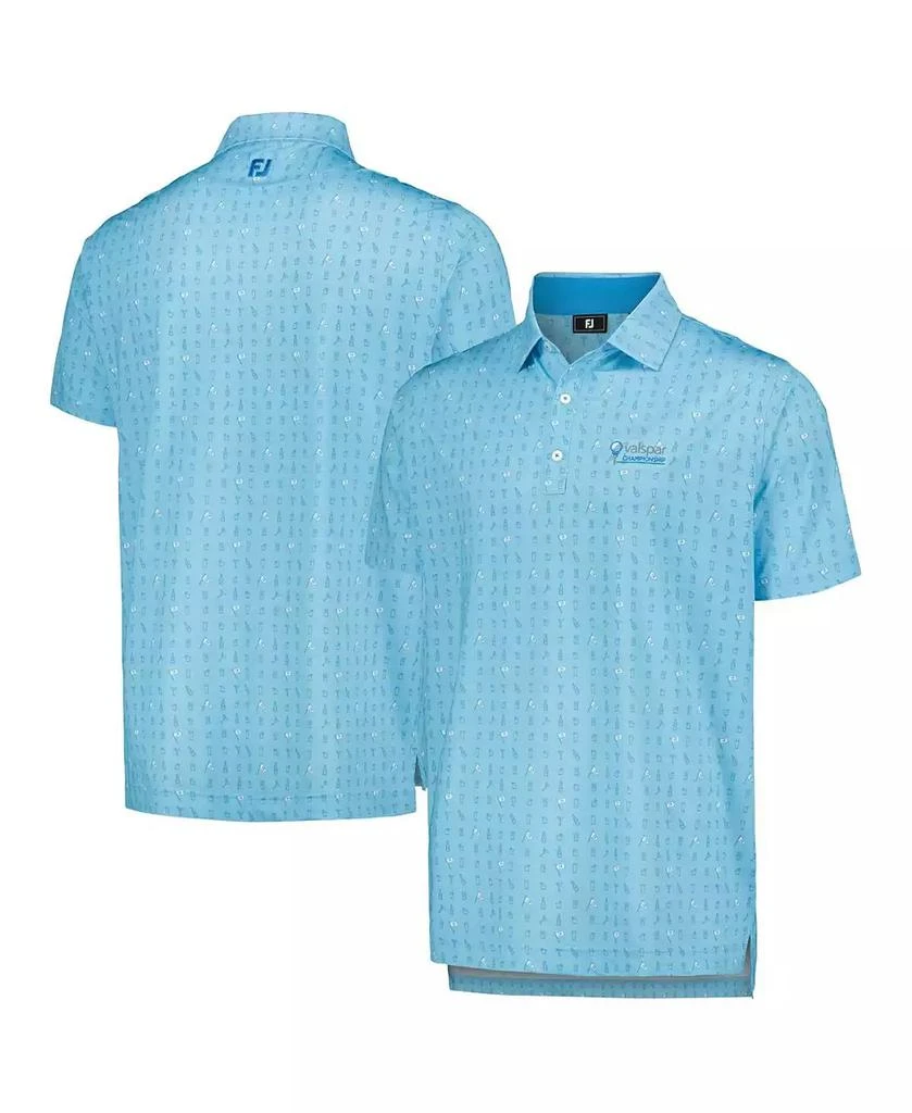 FootJoy Men
s Light Blue Valspar Championship The 19th Hole Lisle ProDry Polo 1