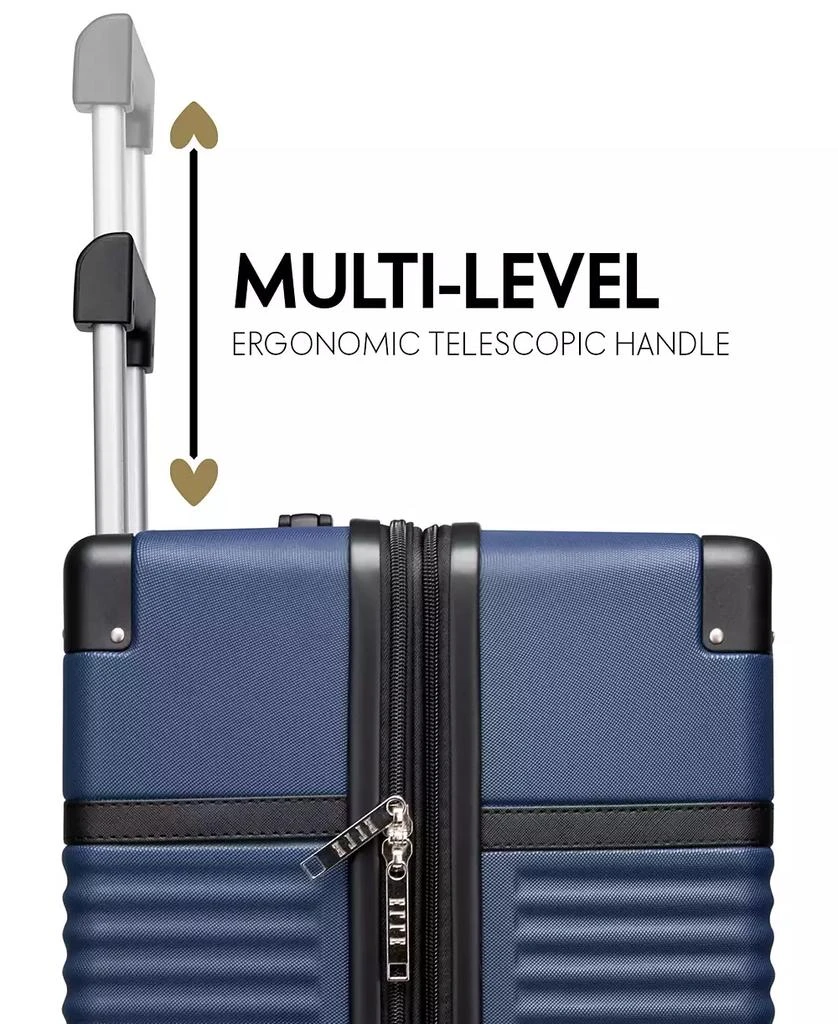 ELLE Belleville 3-Piece Expandable Retro Spinner Luggage Set 5