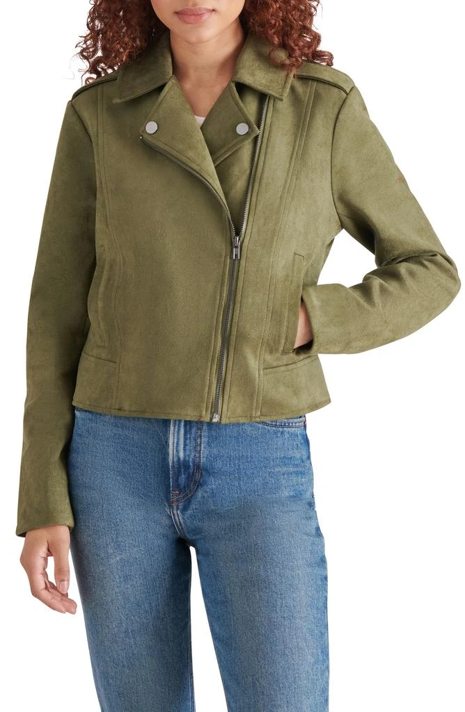 Steve Madden BB DAKOTA BY STEVE MADDEN Not Your Baby Faux Suede Jacket 1