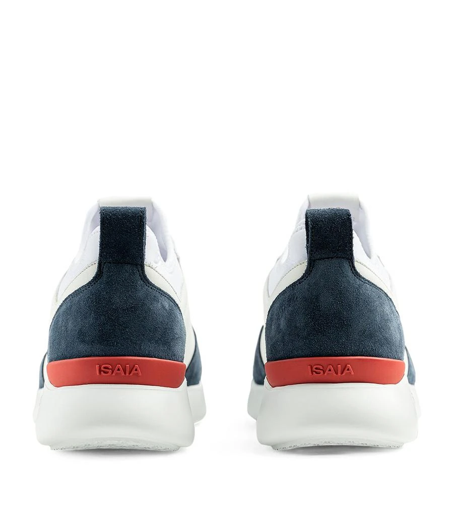 Isaia Calfskin-Suede Amalfi Sneakers 2