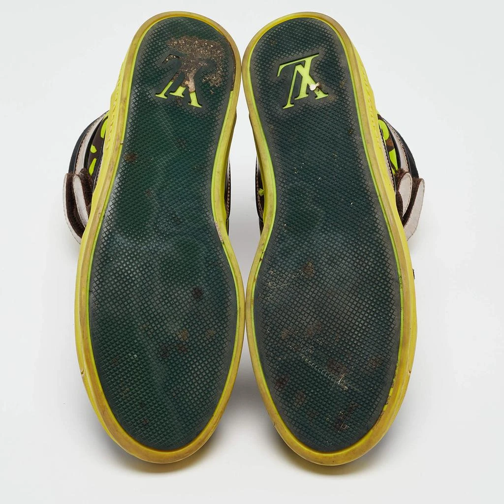 Louis Vuitton Louis Vuitton Multicolor Suede and Leather Graffiti Metallic-Trim Sneakers Size 42.5 6