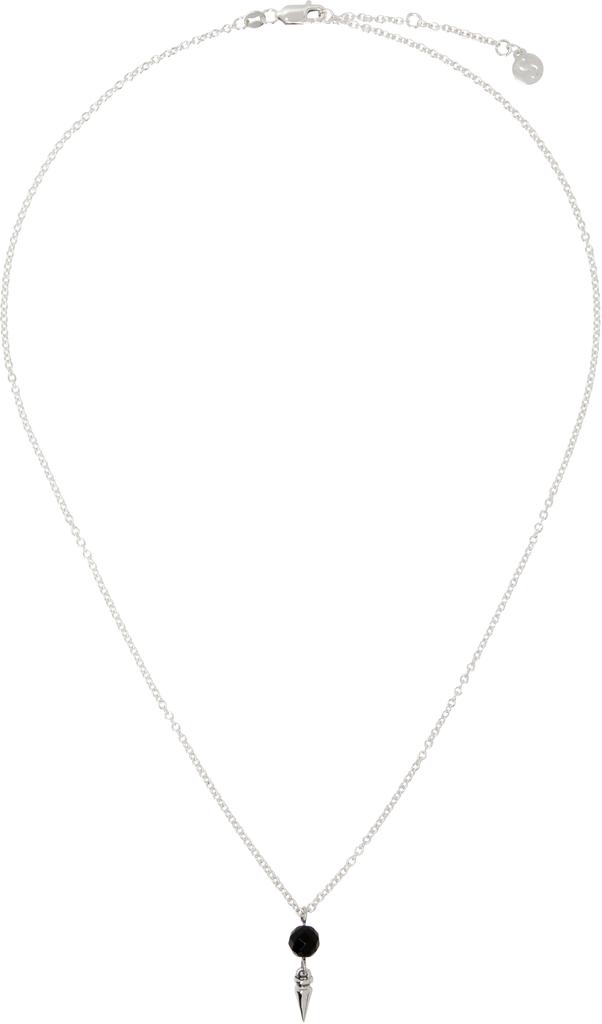 Stolen Girlfriends Club Silver Punk Orb Solo Necklace