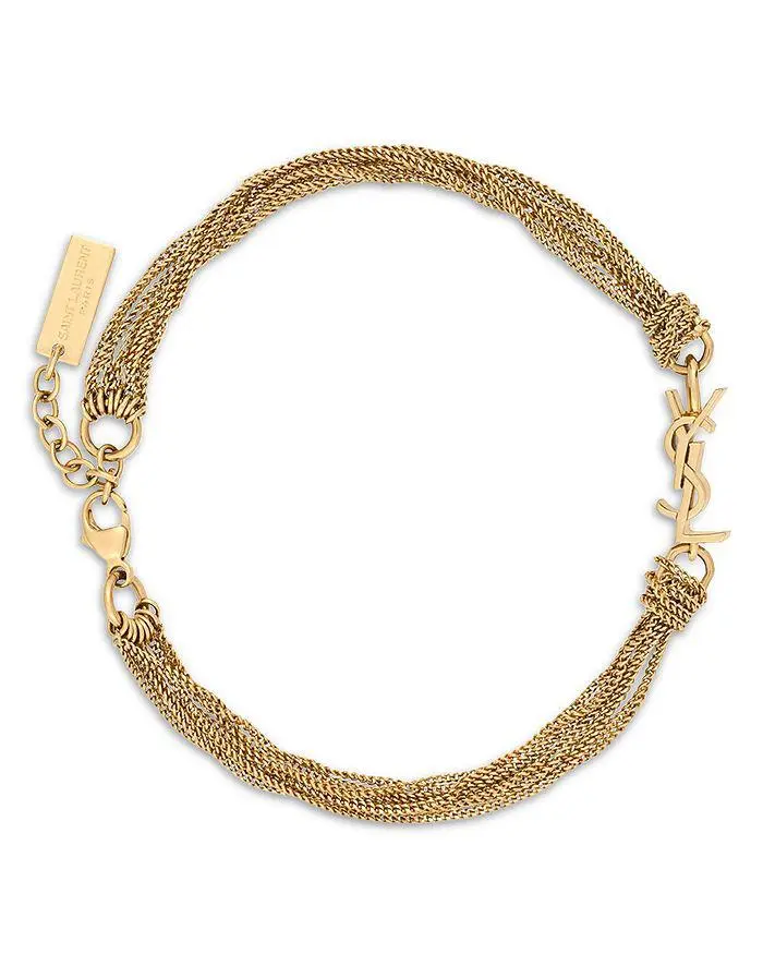 Yves Saint Laurent Cassandre Tassel Bracelet