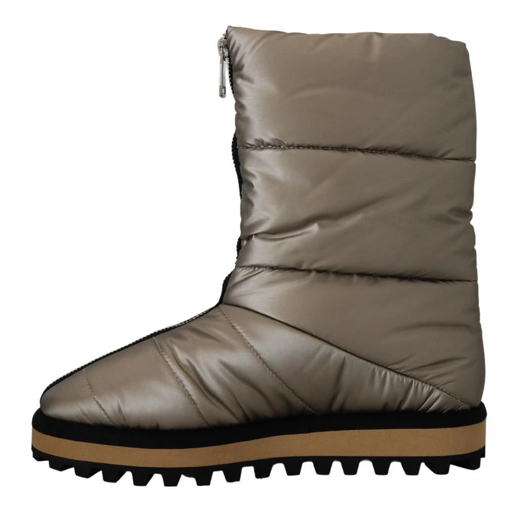 Dolce & Gabbana Dolce & Gabbana  Platino Mid Calf Designer Men's Boots 3