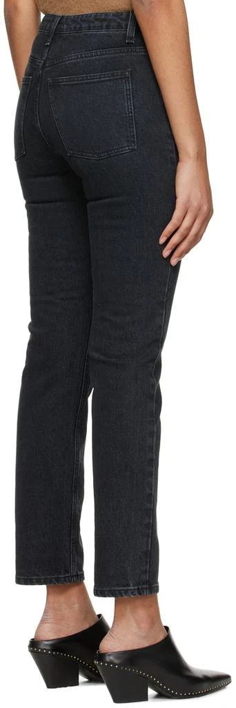 House of Dagmar Black Devine Straight-Fit Cropped Jeans 3