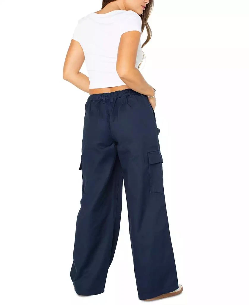 Celebrity Pink Juniors' Cargo Strap Wide-Leg Pants 7