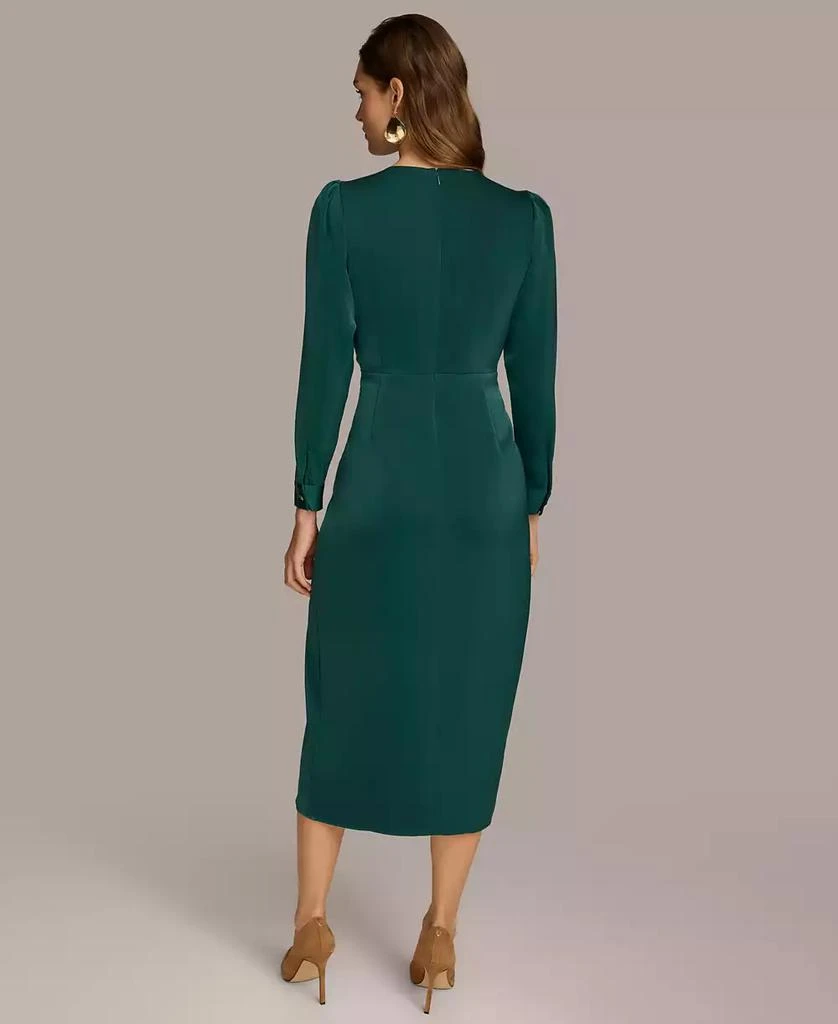 Women's Jewel-Neck Ruffle-Front Dress  On Sale Now with Up to 40% Off |  Discover Exclusive Deals & Savings at BeyondStyle  Authentic Donna Karan  dress|women's fashion|dresses with Limited-Time Discounts, Free Shipping,