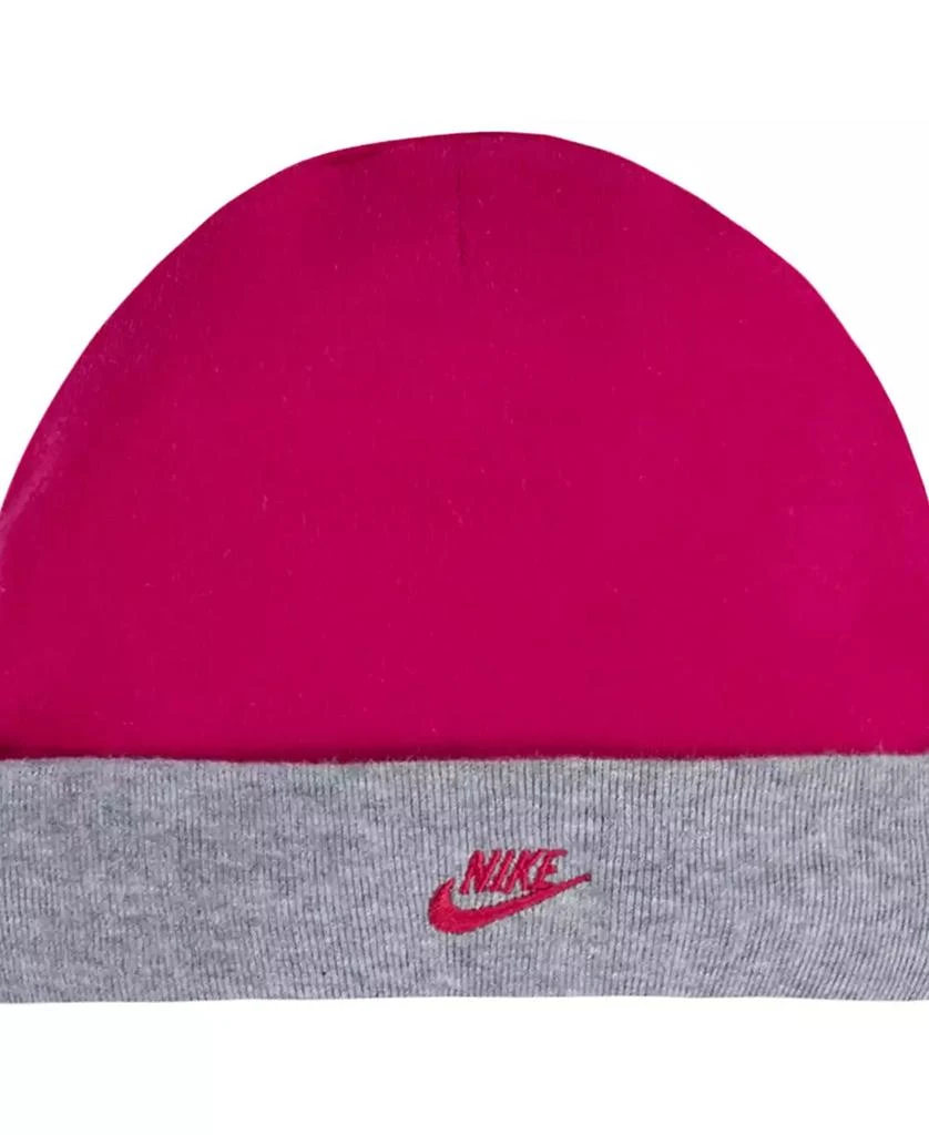 NIKE Baby Boys or Baby Girls Futura Logo Bodysuit, Beanie, and Booties, 3 Piece Gift Box Set 5