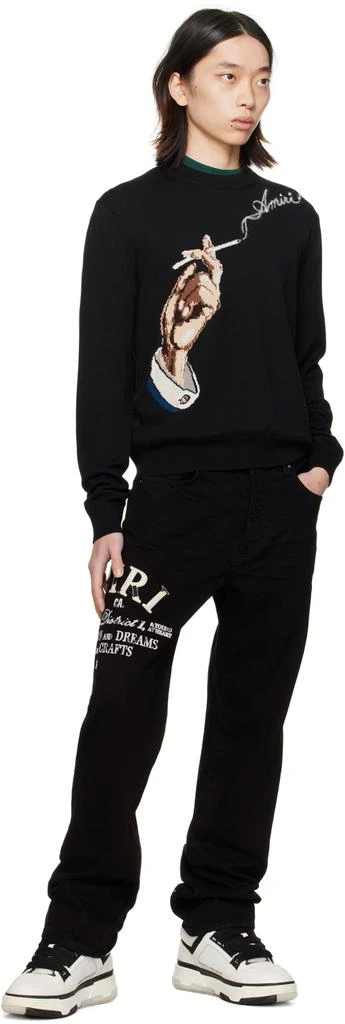 AMIRI White & Black MA-1 Sneakers 5