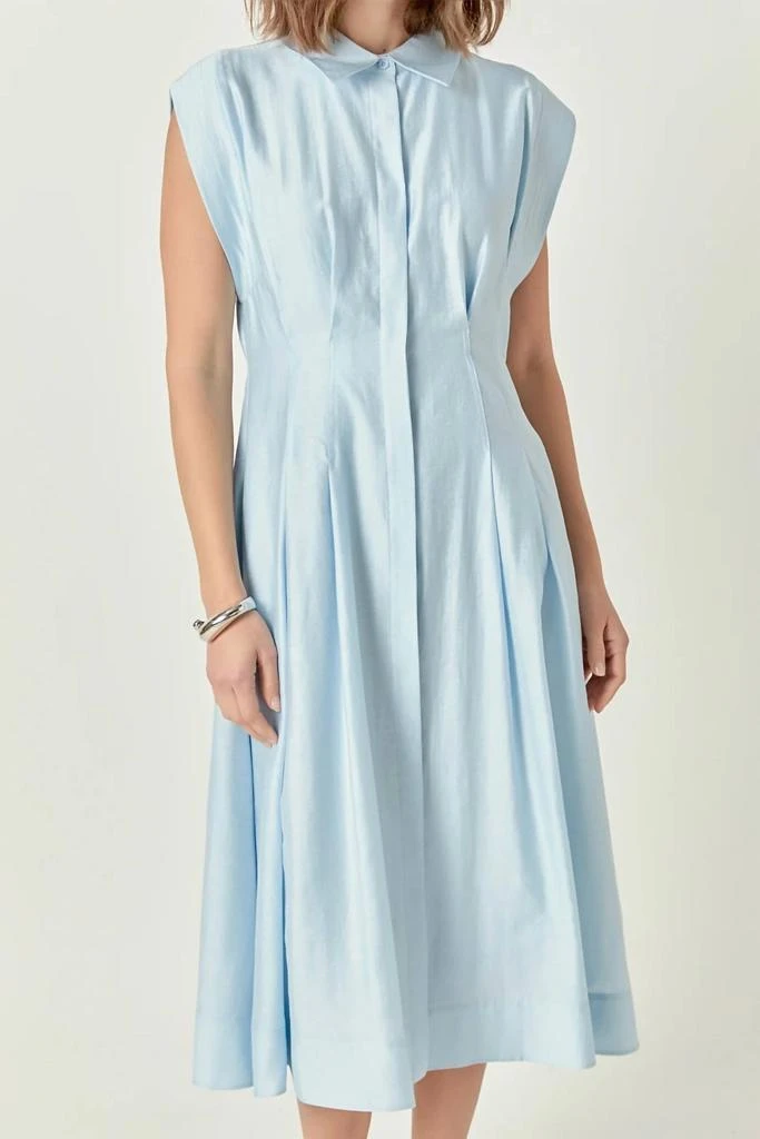 English Factory English Factory - Contrast Stitch Midi Dress 4