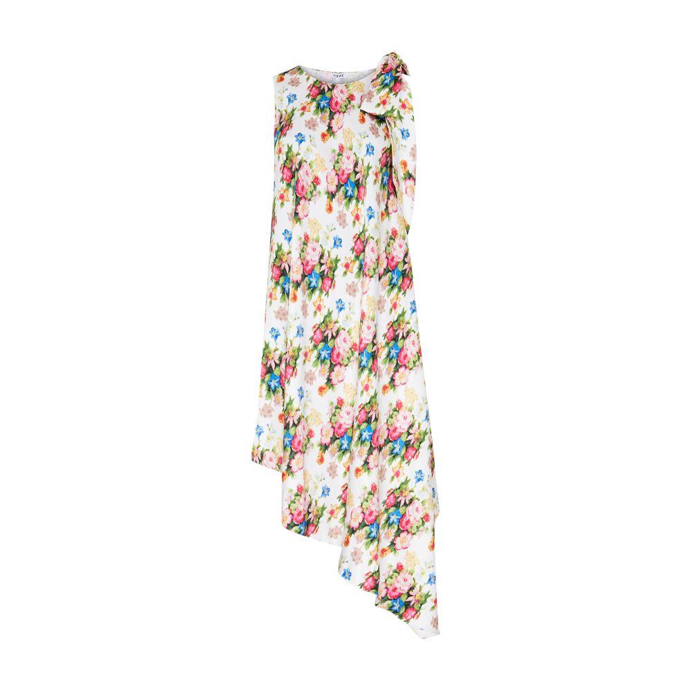 Loewe Asymmetrical floral print dress - Dresses & Skirts