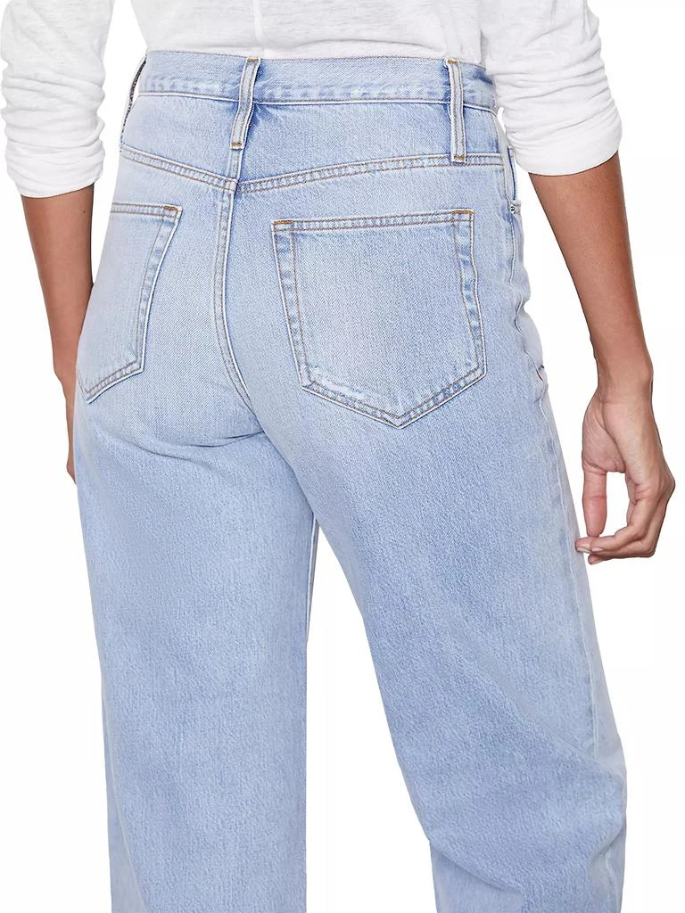 FRAME Ultra High-Rise Barrel-Leg Jeans 6