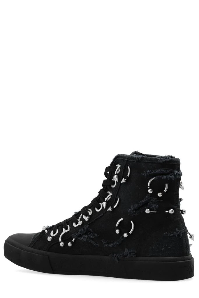 Balenciaga Balenciaga Paris Destroyed High-Top Sneakers 3
