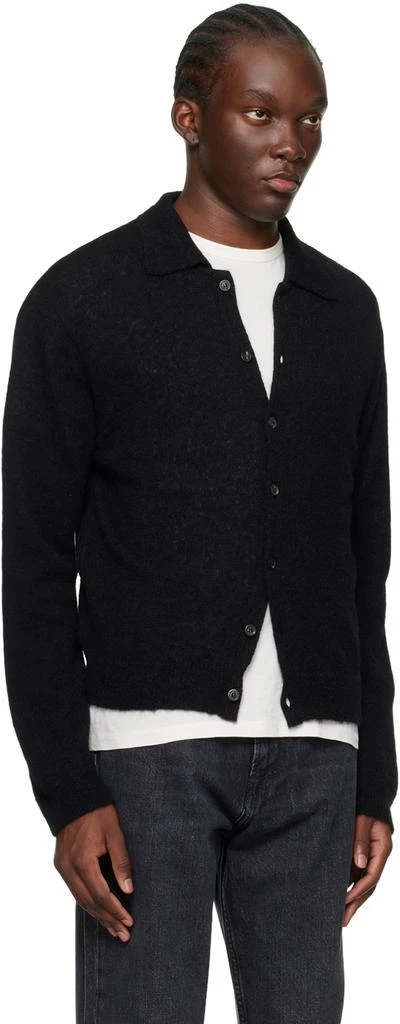 Our Legacy Black Evening Polo Cardigan 2