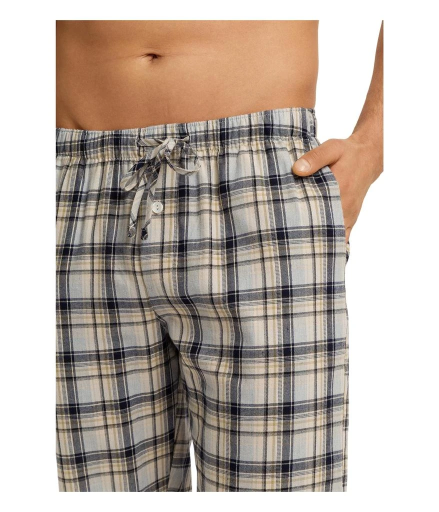 Hanro Flannel Cotton Drawstring Pajama Pants 3