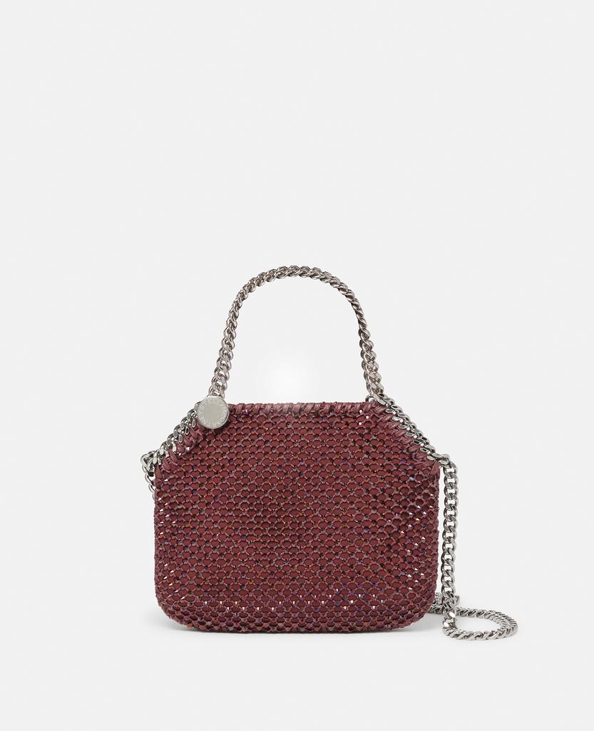 Stella McCartney Stella McCartney - Falabella Nano Tote Bag, Woman, Berry