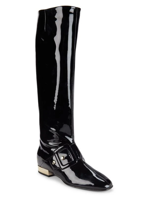 Roger Vivier Patent Leather Knee High Boots 2