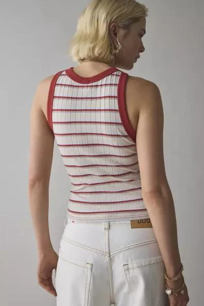 BDG BDG Charli Striped Ribbed Knit Cropped Tank Top 3