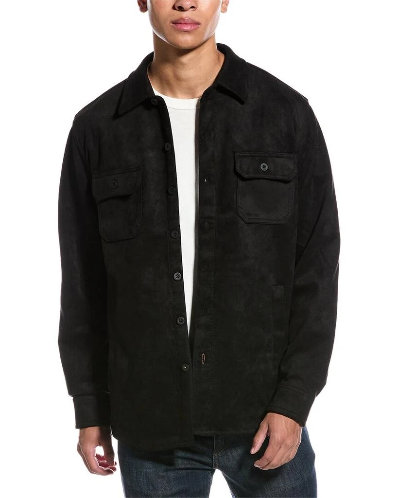 Weatherproof Vintage Microsuede Shirt Jacket 1