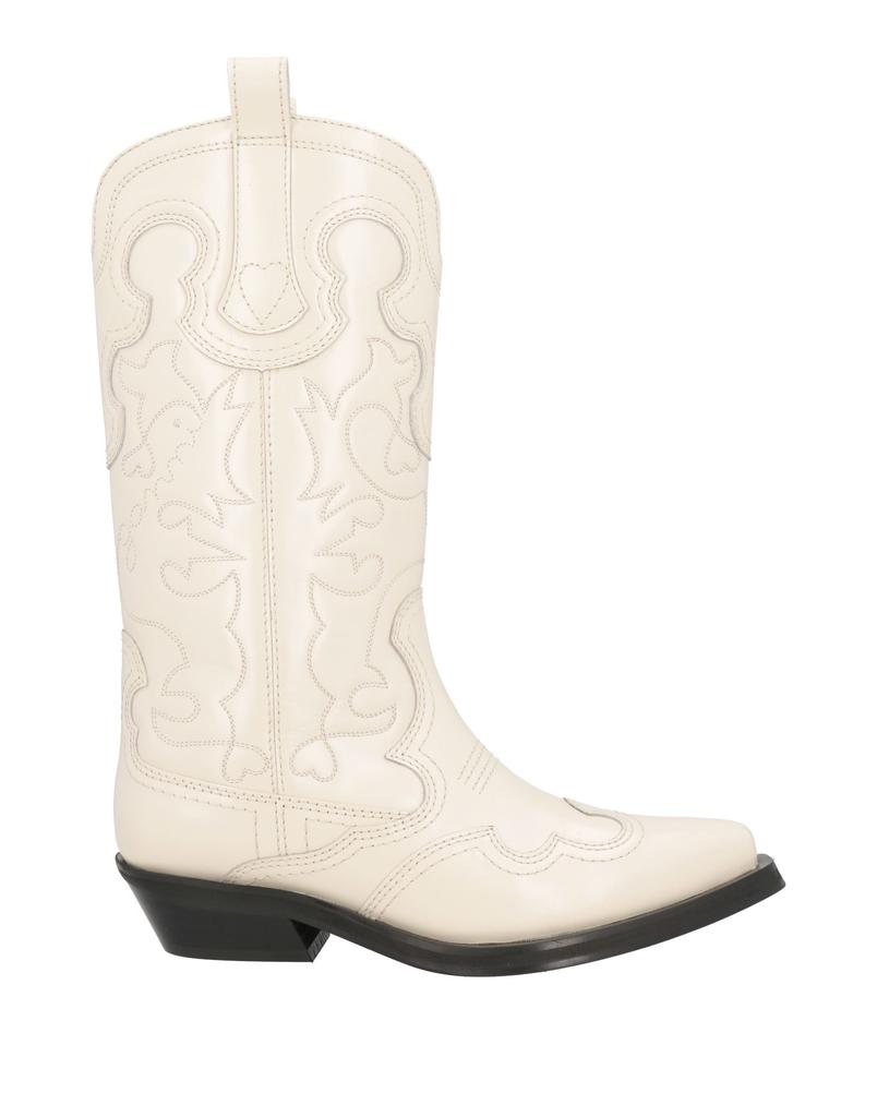 Ganni Western Wide Slouchy Flat Tubular Boot - Boots
