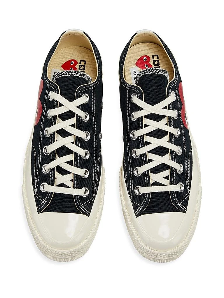 Comme des Garcons CdG PLAY x Converse Women's Chuck Taylor All Star Peek-A-Boo Low-Top Sneakers 4