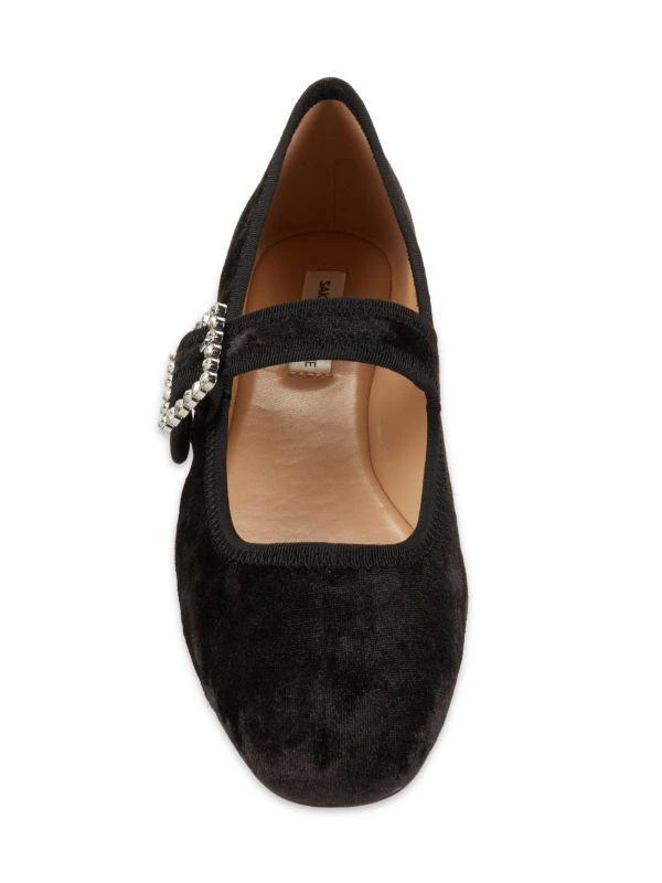 Saks Fifth Avenue Ellie Velvet Mary Janes 5