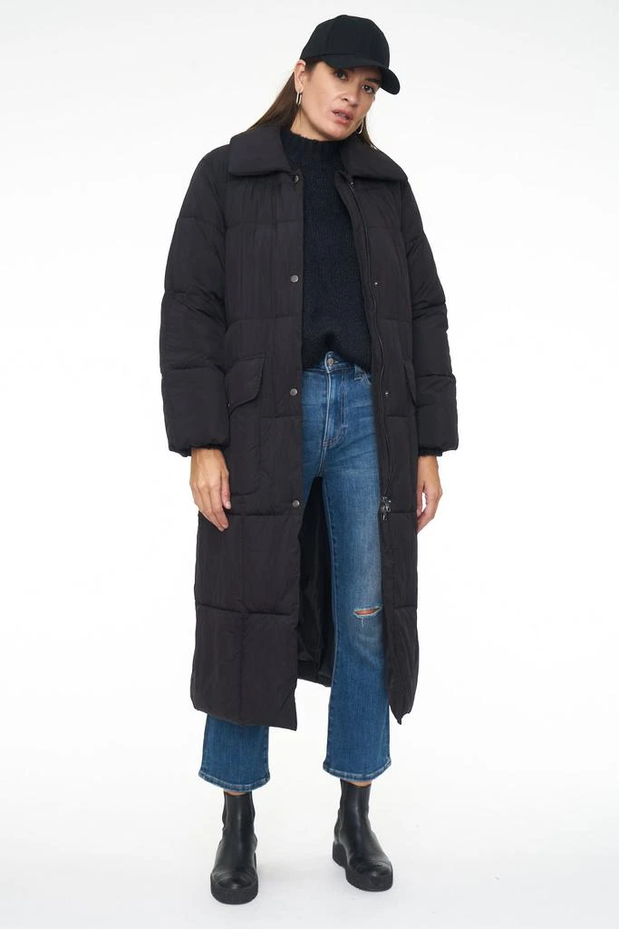 Pistola Denim Shayne Long Puffer Coat - Noir 2