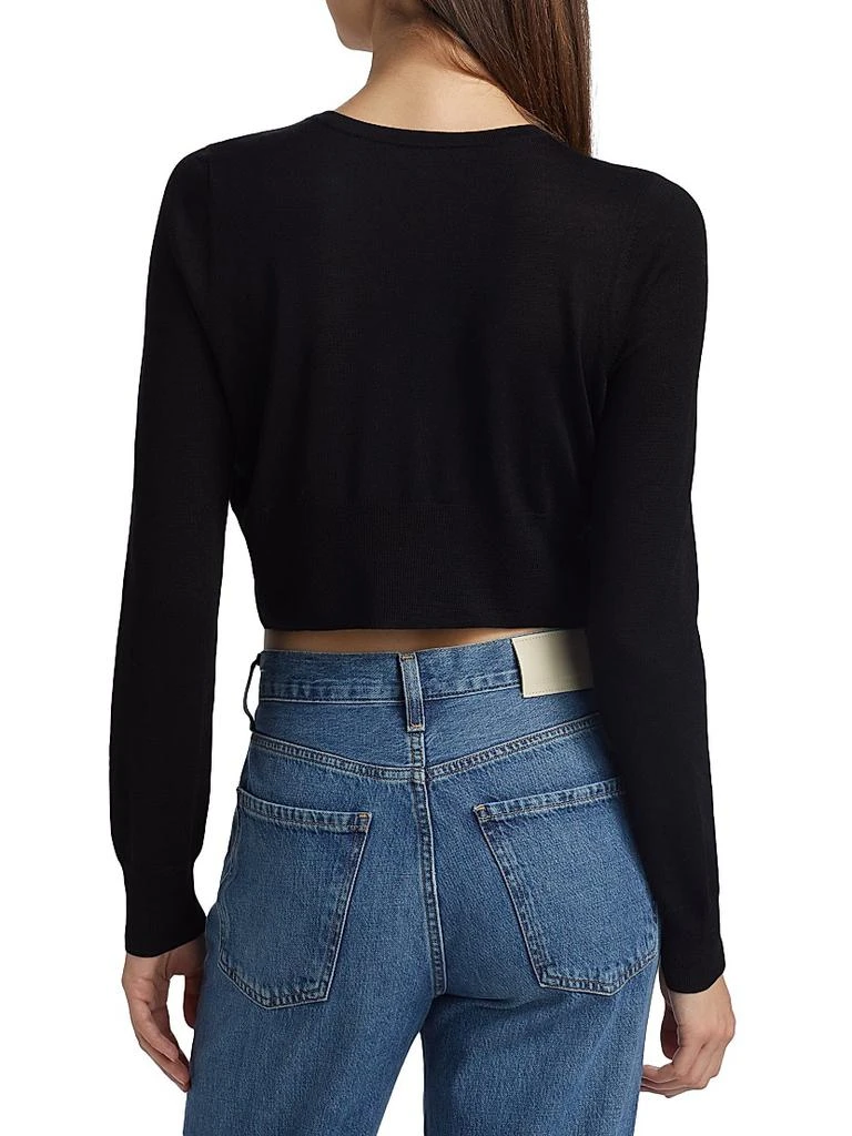 LOVESHACKFANCY Modine Embellished Bow Cardigan 5