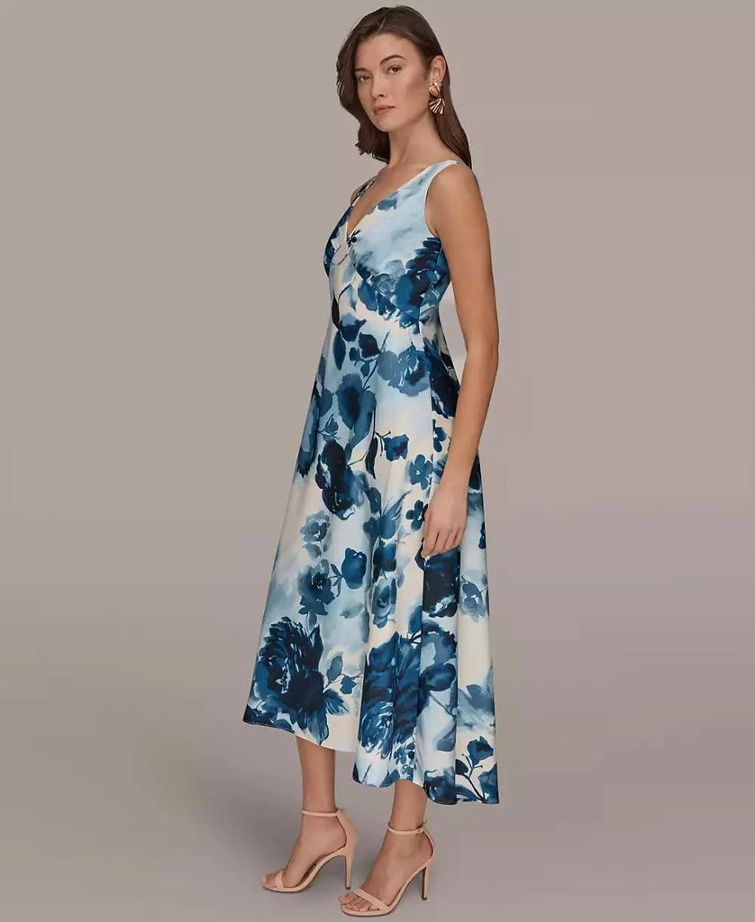 Donna Karan Women
s V-Neck Midi Dress 3