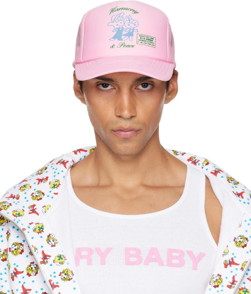 Ashley Williams Pink 
Harmony 
Peace
 Trucker Cap