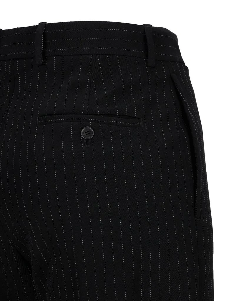 Balenciaga Balenciaga Pinstriped Pleat Front Trousers 3