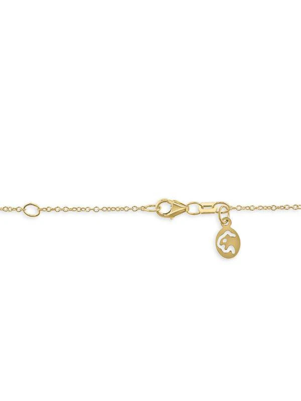 Effy 14K Yellow Gold & Onyx Pendant Necklace 3