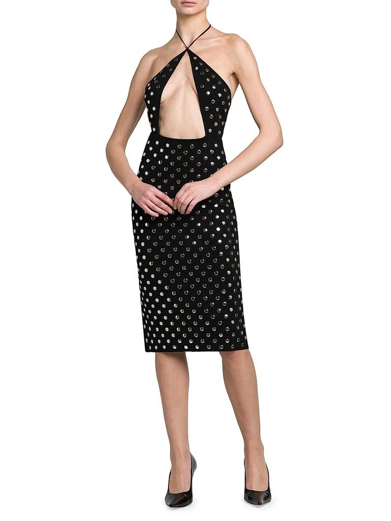 white christmas dresses Stella McCartney // Orange Asymmetric Cutout Dress – VSP Consignment