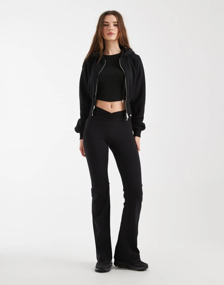 Cotton On Cotton On contour zip through jacket in black 2