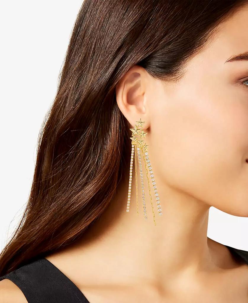 Kendra Scott Gold-Tone Pavé Star & Multistrand Cassidy Statement Earrings