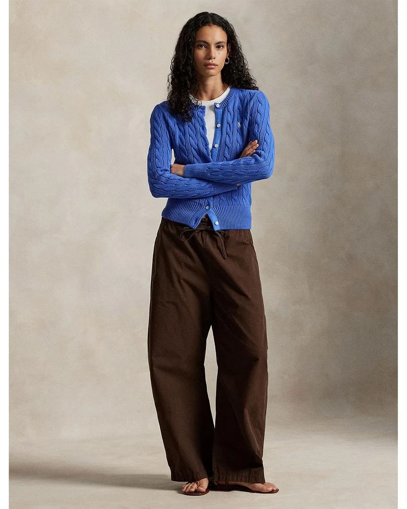 Ralph Lauren Crewneck Cable Knit Cardigan Sweater 2