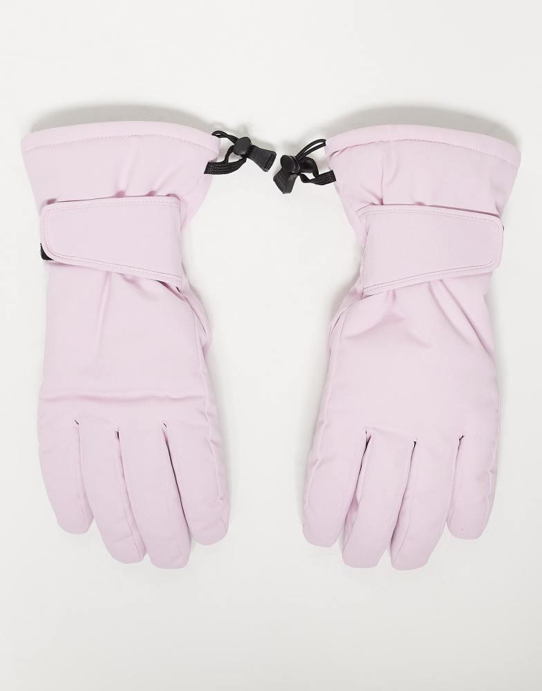 ASOS 4505 Ski & Snow ASOS 4505 Ski insulated water repellent gloves in pink