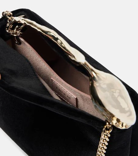 Erdem Bloom Mini velvet tote bag 3