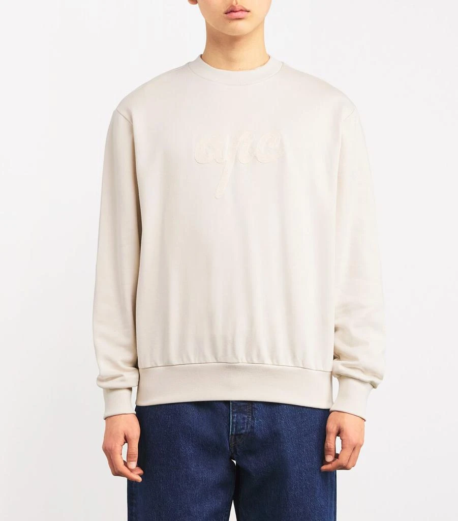 A.P.C. Cotton Logo Sweatshirt 3