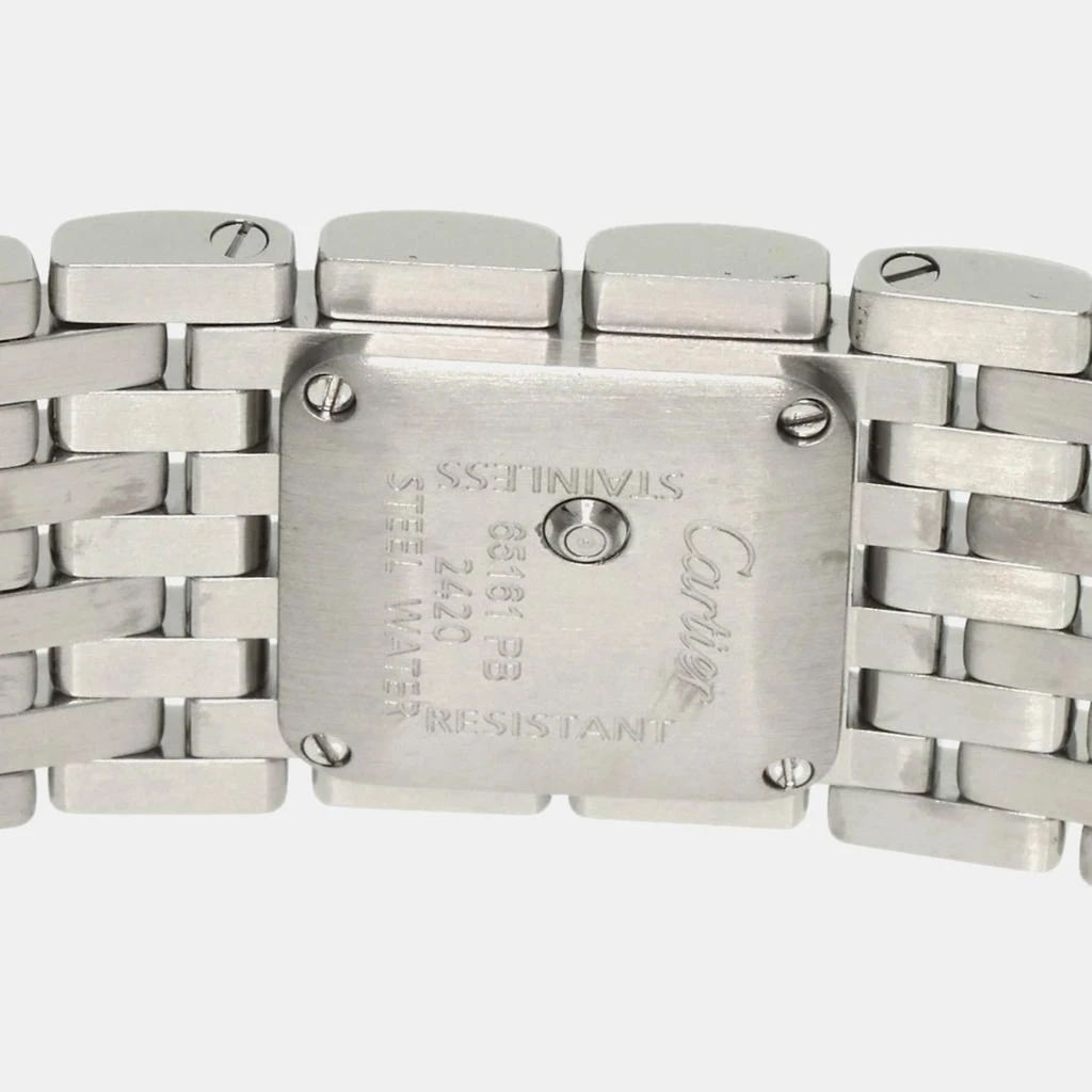 Cartier Cartier White Stainless Steel Panthere Ruban Quartz Women's Wristwatch 21 mm 7