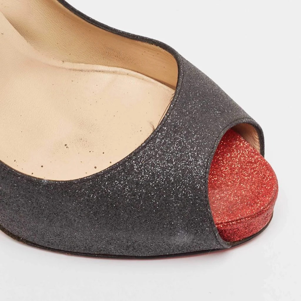 Christian Louboutin Christian Louboutin Black Glitter Very Prive Pumps Size 40 7