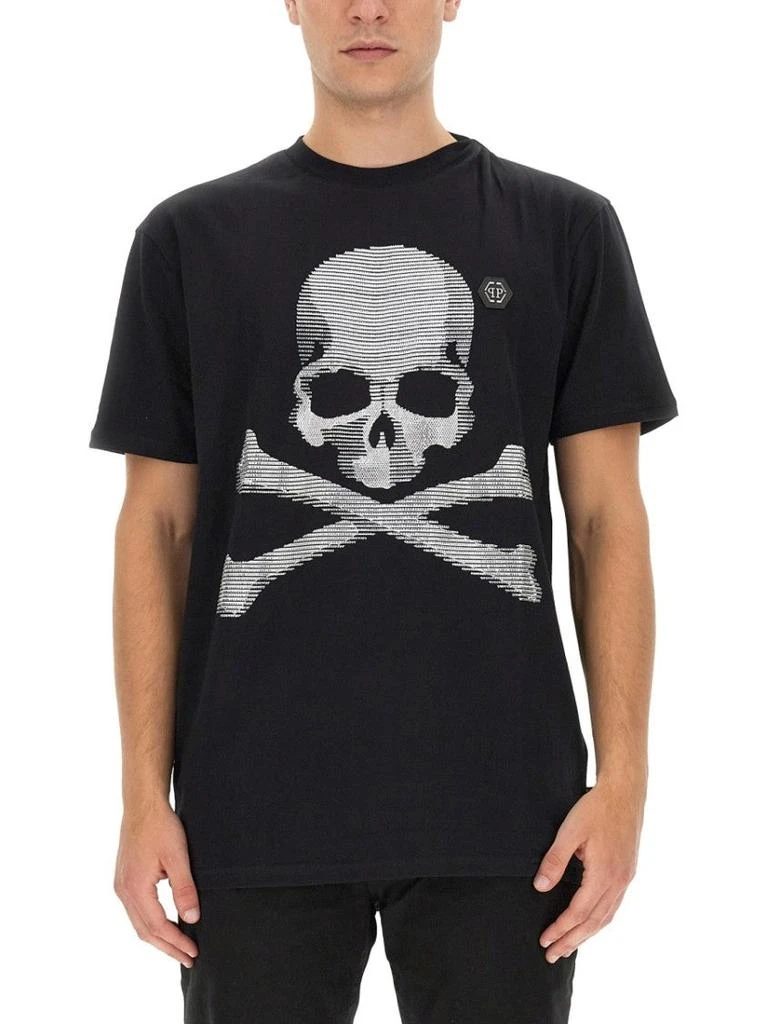 Philipp Plein Skull And Crossbones T-Shirt 1