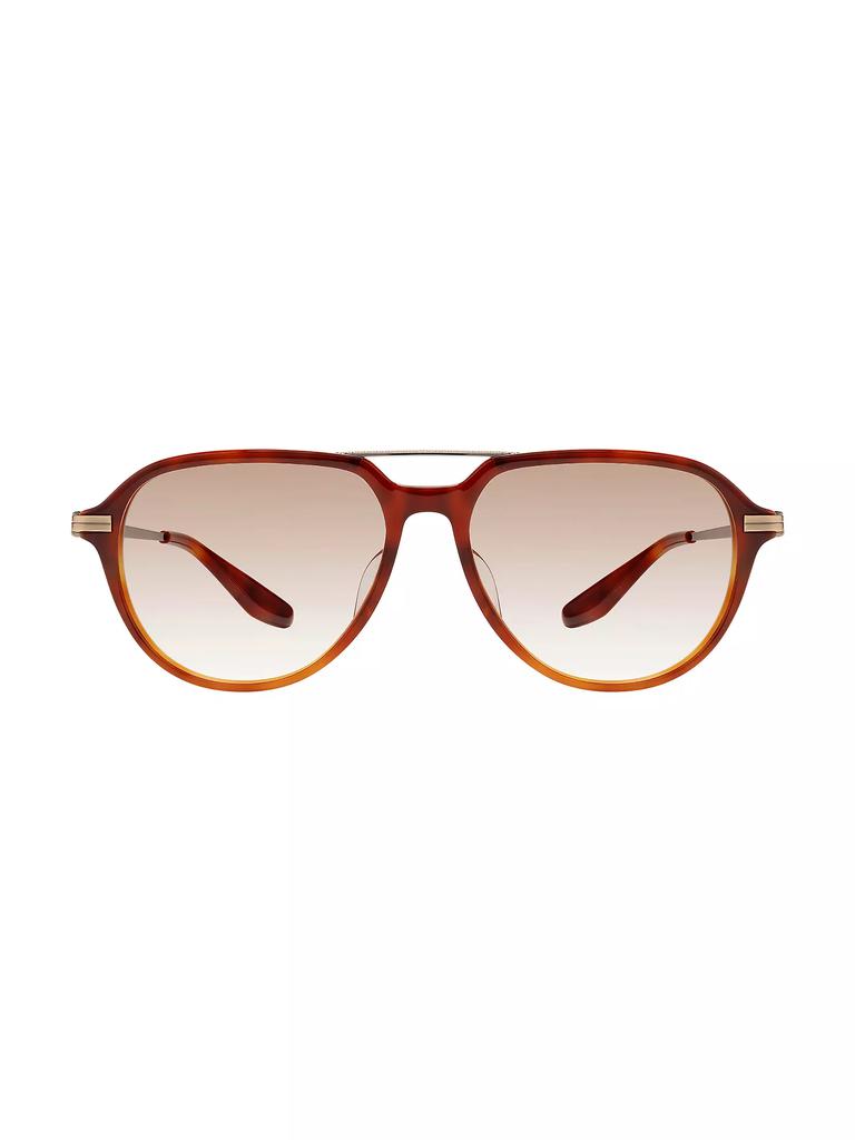 Barton Perreira Dunn 55MM Aviator Sunglasses