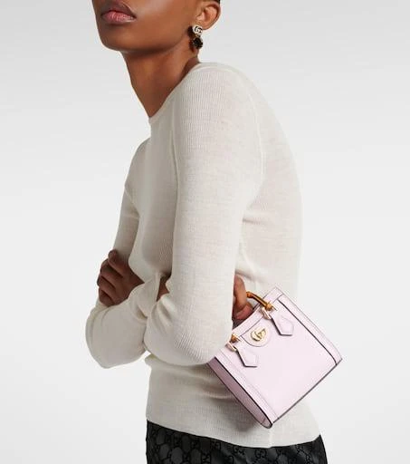 Gucci Diana Mini leather tote bag 2